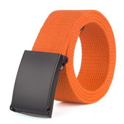 Fashion Nylon Youth Sports Belt - Metal Buckle