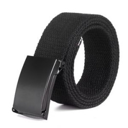 Fashion Nylon Youth Sports Belt - Metal Buckle