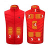 8 Heating Areas Warming Heated Unisex Vest