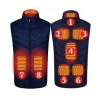 8 Heating Areas Warming Heated Unisex Vest