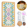 Diy Mosaic Kit With Bamboo Coaster