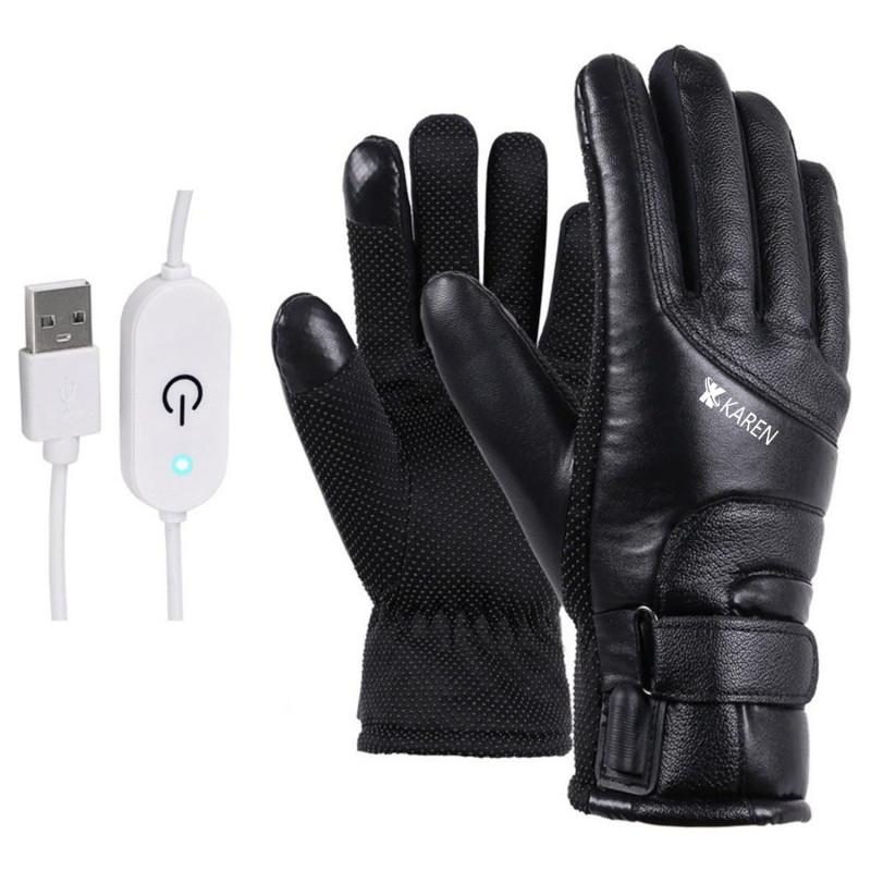 Thermal Head Electric Heat Temperature Control Winter Gloves