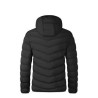 Men's Black Heated Down Jacket