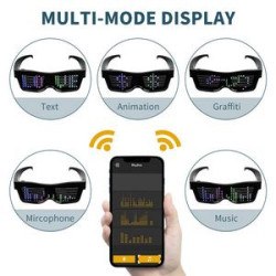 Customized Bluetooth Magic LED Glasses