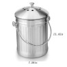 Stainless kitchen compost containers