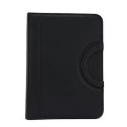 A4 Leather Multifunctional Zipper Wireless Charging Treasure Mobile Power Portable Folder