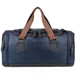 Large PU Leather Travel Duffel Bag