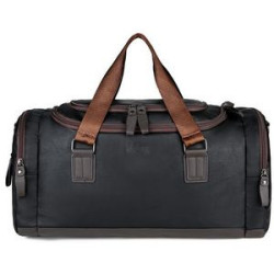 Large PU Leather Travel Duffel Bag