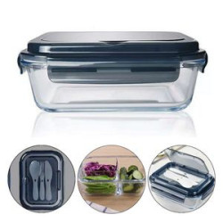 35.5 oz Glass Lunch Box Heat Resistant