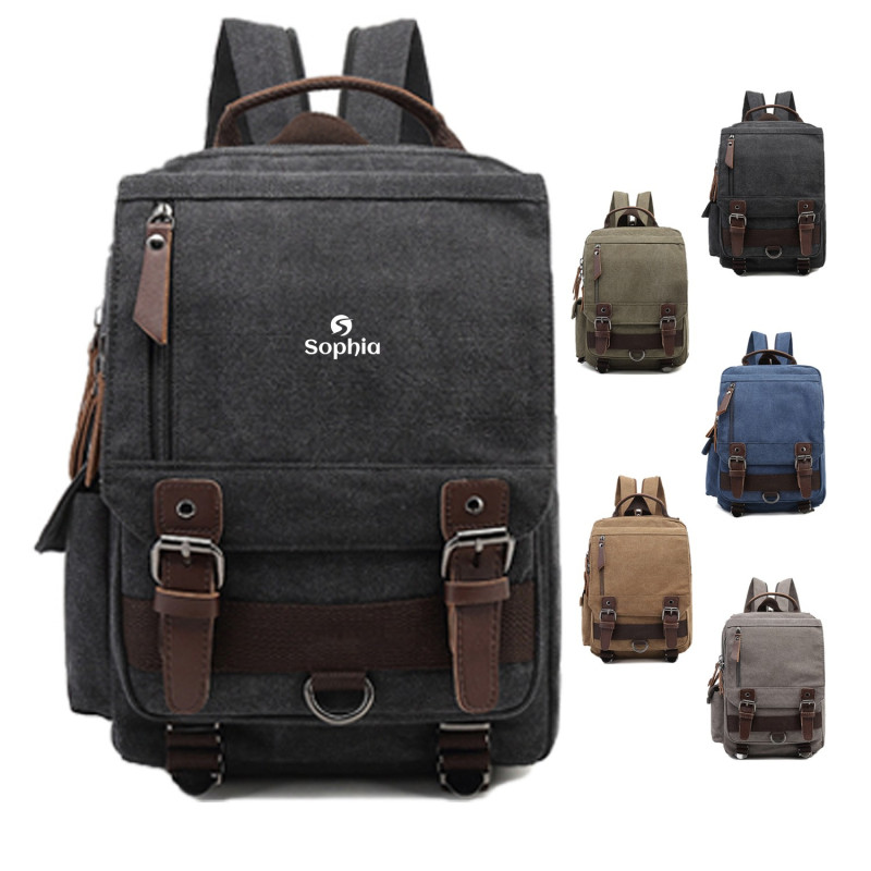 Canvas Cross Body Messenger Shoulder Bag