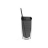16Oz Double Wall Solid Clear Orbit Acrylic Tumbler