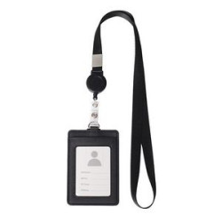 Name Badge Holder With Lanyard
