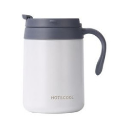 12Oz Stainless Steel Insulated Coffee Mug With Handle