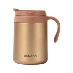 12Oz Stainless Steel Insulated Coffee Mug With Handle