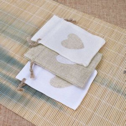 Linen Drawstring Bag