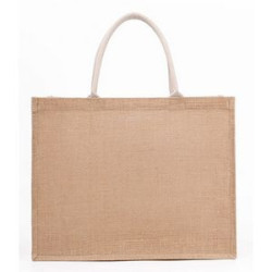 Natural Linen Reusable Tote Bags with Handles