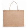 Natural Linen Reusable Tote Bags with Handles