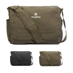 Vintage Canvas Satchel Messenger Bag
