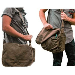 Vintage Canvas Satchel Messenger Bag