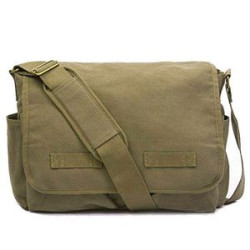 Vintage Canvas Satchel Messenger Bag