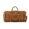 Vintage Leather Travel Duffle Luggage Bag