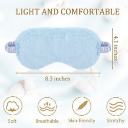 Plush Eye Mask Soft Sleeping Blindfold