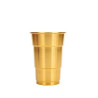 Reusable disposable recyclable aluminum cup