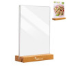 Acrylic Office Postcard Photo Stand Menu Holder