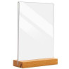 Acrylic Office Postcard Photo Stand Menu Holder