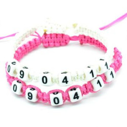 Jute Knitting student bracelets