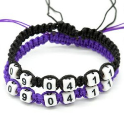 Jute Knitting student bracelets