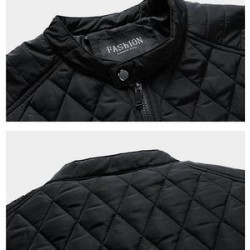 Fashion Simple Casual Stand Collar Warm Coats