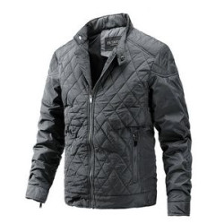 Fashion Simple Casual Stand Collar Warm Coats