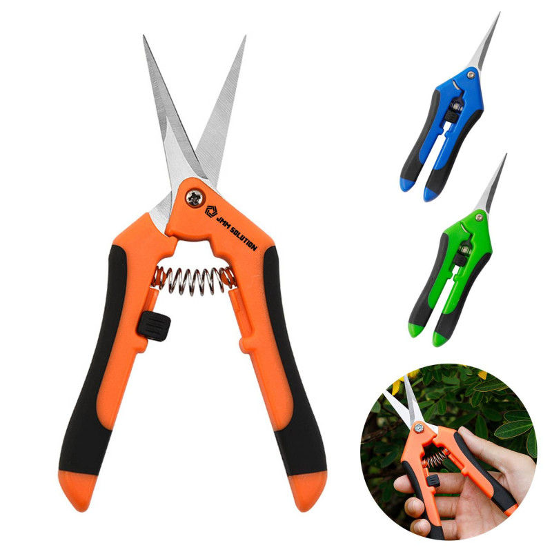 Straight Stainless Steel Blade Gardening Scissors