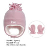 Baby Fleece Cuff Beanie And Gloves Set