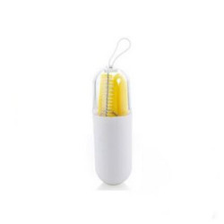 Collapsible Reusable Silicone Drinking Straws Kit