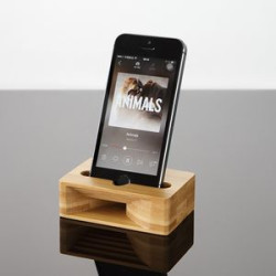 Bamboo Wooden Desktop Mobile Phone Speaker Holder