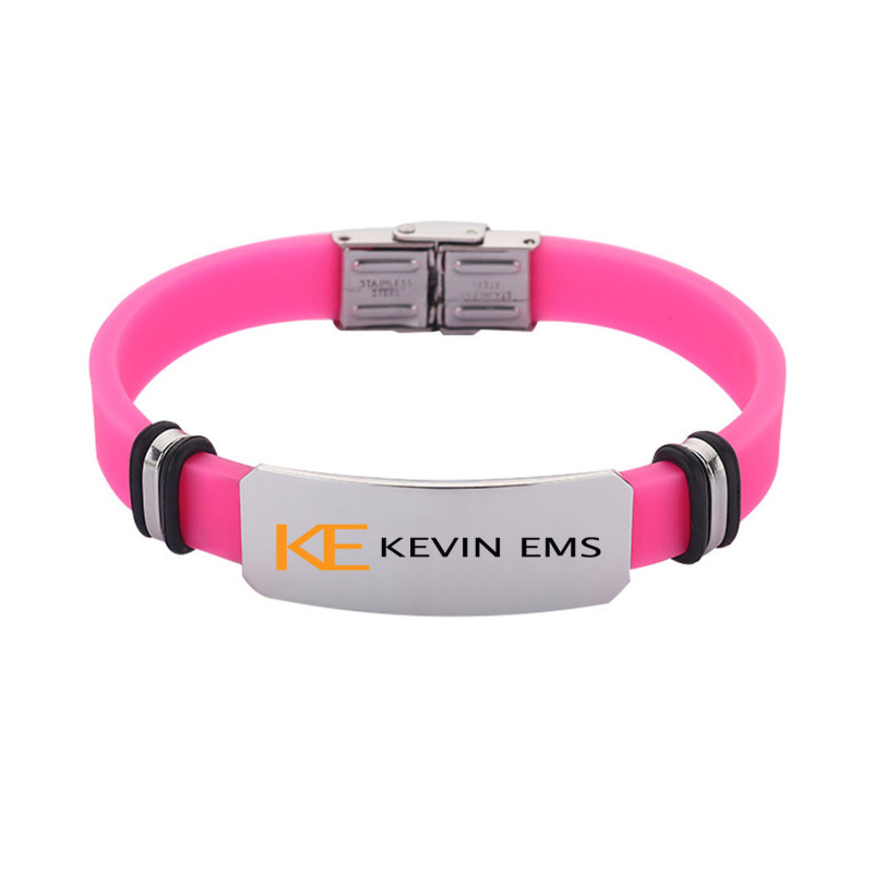 Titanium Steel Silicone Personalized Fashion Bracelet
