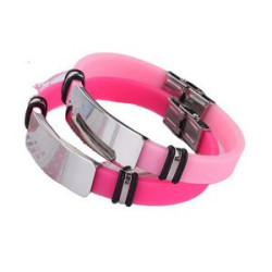 Titanium Steel Silicone Personalized Fashion Bracelet