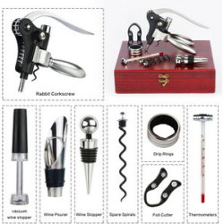 9-Pieces Wine Opener Set