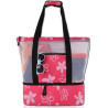 Beach Tote Bag With Insulated Cooler