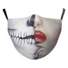 Cotton Fancy Halloween Face Mask Beats Mouth for Adult Party