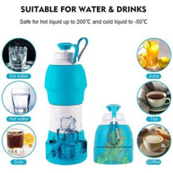 19 oz Collapsible Portable Water Bottle