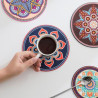 Round And Square Absorbent Ceramic Coasters