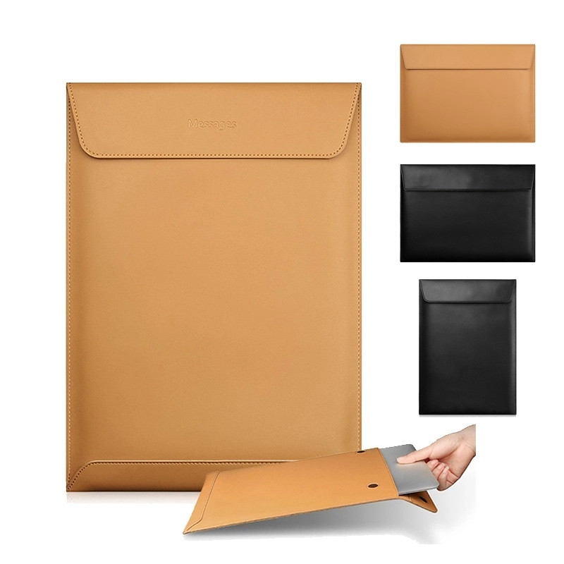 11 Inch Leather Laptop Sleeve Bag