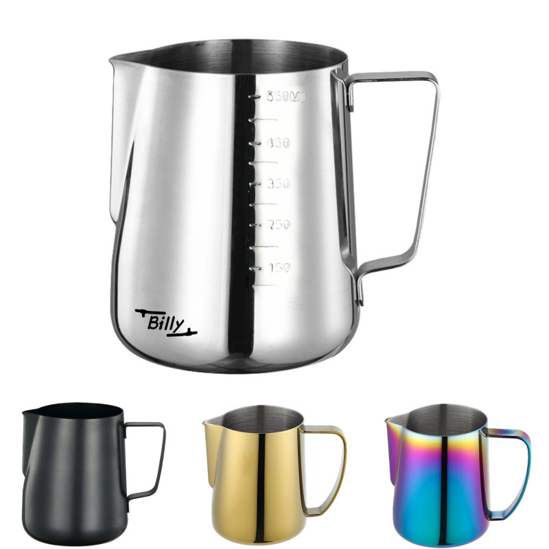 12Oz Stainless Steel Pointed Spout Frother