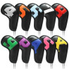 PU Leather Golf Club Protective Covers 10PCS