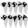 PU Leather Golf Club Protective Covers 10PCS