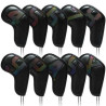 PU Leather Golf Club Protective Covers 10PCS