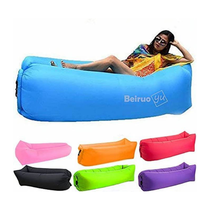 Portable Outdoor Air Inflatable Sleeping Sofa Floating Bed